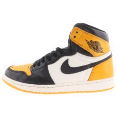 NIKE (ナイキ) AIR JORDAN 1 RETRO HIGH OG TAXI エアジョーダン ハイ タクシー ハイカットスニーカー イエロー/ブラック US10/28cm 555088-711