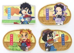 【中古】シール・ステッカー 集合(嘴平伊之助/胡蝶しのぶ/煉獄杏寿郎/伊黒小芭内) ダイカットステッカー4枚セットB 「鬼滅の刃×ufotable Cafe/マチ★アソビCAFE 収穫祭2023 前期」 ufotableポイント交換景品