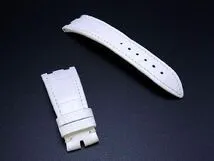 ■極美品■ AUDEMARS PIGUET オーデマ・ピゲ クロコダイル 純正 腕時計 替えベルト メンズ レディース ホワイト系 G0207のサムネイル