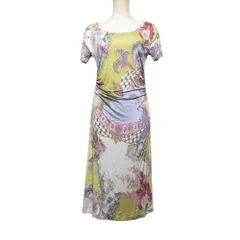 ETRO エトロ　ワンピース（サイズ38）♡美品　 シルク　ペイズリー柄 ETRO(エトロ) ペイズリー柄ワンピース ブラック×ピンク サイズ
