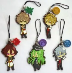 【中古】ストラップ(キャラクター) [単品] ラバーストラップ5種セット 「PSPソフト AMNESIA CROWD -アムネシア クラウド- アニメイト限定セット」 同梱特典