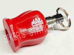 送料込！ 新ロゴ MAC TOOL'S マックツール マックツールズ ペンタグリップドライバー グリップキーリング グリップキーホルダー レッド 正規品