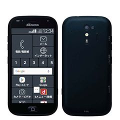 【中古】 F-01L らくらくスマートフォンme ブラック SIMフリー 本体 ドコモ スマホ【送料無料】 f01lbk7mtm