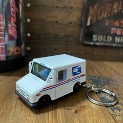 USPS プルバック ポスタル キャリヤートラック キーホルダー オフィシャル ダイキャスト