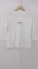 ◇ McGREGOR カジュアル プリント 八分袖 Tシャツ カットソー サイズM ホワイト ネイビー レッド系 レディース P  【1307040000427】