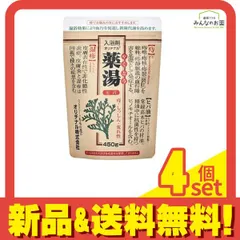 入浴剤 オリヂナル薬湯 ヒバ エコパック 450g 4個セット まとめ売り