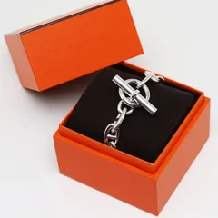 【新品】エルメス　シェーヌダンクル GM　ブレスレット　スターリングシルバー　Ag925　13コマ　H10672B