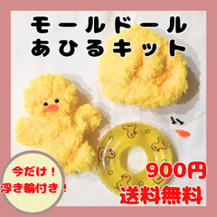 【限定5つです。あひるキット入荷いたしました】モールドールあひる　モールドール