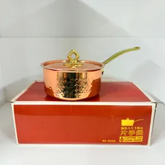 美品✨新光金属❣️銅　片手鍋 COPPER100  WARE 蓋付き　銅鍋 Yahoo!オークション -「copper100」(鍋) (調理器具)の落札相場