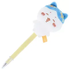 【中古】ペン ハチワレ(フレグラントオリーブ) ふわふわマスコットボールペン 「ちいかわ」