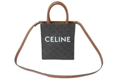 2023年最新】celine セリーヌ ミニ バーティカルカバ トリオンフ