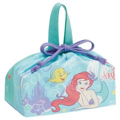 [Stock Clearance Sale] Ariel 24 Disney Drawstring Bag, Made in Japan, Lunch Bag for Children, KB7-A, Skater