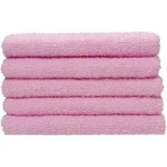 【新品・3営業日で発送】フェイスタオル ピンク 230匁 1パック(5枚)