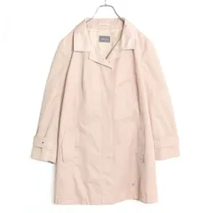 BASLER レリアン Leilian★上質！ほんのり光沢コート  やや薄手で軽やか ロングシーズン ピンク系 サイズ9 ＊ｚ15246