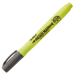 シヤチハタ　Artline　アートライン　イレグイマーカー 　 ケイムラマットイエロー　KLF-F/1H-KMMY