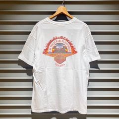 90's ハーレーダビッドソン HARLEY-DAVIDSON Tシャツ 半袖 ロゴ 両面プリント サイズ：メンズ L ホワイト【PI】