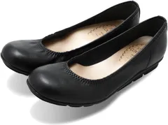 パンプス レディース 痛くない 歩きやすい ローヒール 黒 靴 フラット ぺたんこ ソール バレエ ファーストコンタクト コンフォート シューズ nc39800 ブラック（） 24.5cm