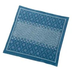 刺し子ふきん ＊16分割Blue    寄せ模様 ＊ 刺し子ふきん ＊16分割Blue 寄せ模様 ＊ 刺し子ふきん ＊16分割