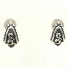 シルバー ピアス オニキス 総重量約3.0g