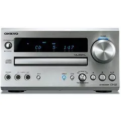 中古】【非常に良い】ONKYO CD/FMチューナーアンプ シルバー CR-D2(S