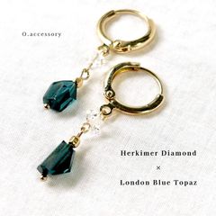 Kgf14 宝石ルース ロンドンブルートパーズ モスカイヤナイト トップ