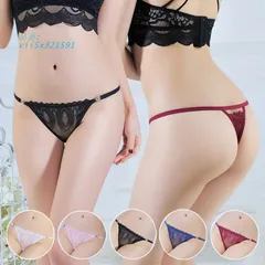 Tバック ショーツ レディース Tバッグ 下着 セクシー レースショーツ レディースショーツ セクシーランジェ ひもぱん 紐パン 勝負下着  vii5x321591のサムネイル