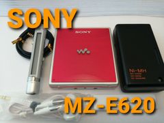 ソニー　MDウォークマン　MZ-E620　レッド
