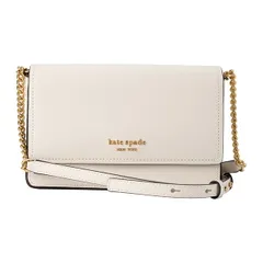 新品 ケイトスペード kate spade ショルダーバッグ フラップ チェーン ウォレット パーチメント