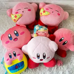 星のカービィ  ぬいぐるみ  まとめ売り  一番くじ　KIRBY'S BURGER　おなかいっぱいぬいぐるみ タグあり多数  新品未使用  8点セット  8