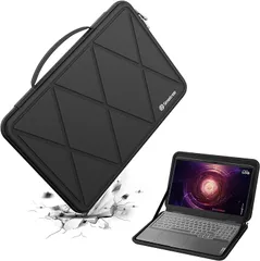 Smatree 互換品 硬質EVA保護スリーブケース 15インチ Lenovo LOQ 15IRH8 ゲーミングラップトップ用、15インチ IdeaPad Gaming 3 耐衝撃(Black,  For Lenovo 15インチ（M103）)