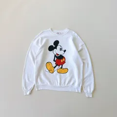 90s ミッキー　USA製　プリントスウェット　ディズニー　Disney  Stand Mickey sweat shirt XLsize Y1488G4