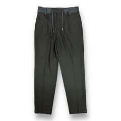 sacai ドッキングプリーツスカート 22-05991 グリーン系チェック柄 sacai ドッキングプリーツスカート 22-05991 グリーン系チェック
