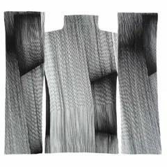 24aw オムプリッセイッセイミヤケ HOMME PLISSE ISSEY MIYAKE オールオーバー プリーツ トップス カットソー 変形 シャツ "RB_ALL OVER PLEATS" HP43JK951 ロナン・ブルレック 2 黒 グレー メンズのサムネイル