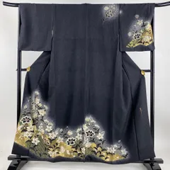 【極上新品】人間国宝 京友禅「松井青々氏作」白鼠色「茶屋辻文様」 平和屋着物○京友禅の第一人者 松井青々 訪問着 籬草花文 金彩