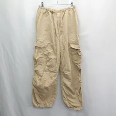 ◇ Θ MOUSSY マウジー ウエストゴム カーゴパンツ サイズ2 ベージュ レディース E  【1503050018036】