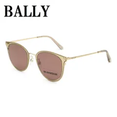 バリー BALLY BY0067-D 47E 53 サングラス アジアンフィット UVカット 紫外線カット ノーズパッド 鼻あて レディース ブラウン イエロー ゴールドのサムネイル