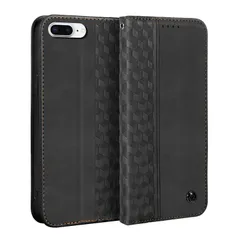 【新着商品】iPhone8 Plus ケース 手帳型 iPhone7 Plus ケース 通用 ひし形柄 Gedurya アイフォン8プラス ケース 手帳型 マグネット式 スタンド機能 アイフォン7プラス 携帯カバー カード収納 財布型 iPhone 8 Plu