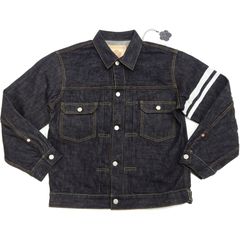 桃太郎ジーンズ クラシック デニムジャケット #002 Momotaro Jeans TOKUNO BLUE 15.7oz セカンド 出陣 Gジャン ワンウォッシュ MMGJ0102 新品 