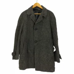 ハリスツイード Harris Tweed 70S USA製 ユニオンチケット PURE SCOTTISH WOOL チェスター コート クルミボタン メンズ 表記無 のサムネイル