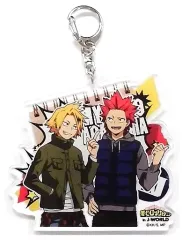 【中古】キーホルダー・マスコット(キャラクター) 切島鋭児郎＆上鳴電気 ペアアクリルキーホルダー 「僕のヒーローアカデミア in J-WORLD TOKYO」
