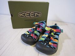 KEEN ニューポート H2  16cm 子供用 RAINBOW TIE DYE キーン サンダル【美品】MO6051TUD【Shops 匿名配送】