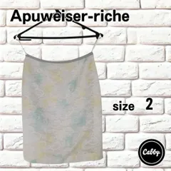Apuweiser-riche　アプワイザーリッシェ　レースタイトスカート　花柄　サイズ2