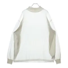 blurhms (ブラームス) 21AW モックネック コットン長袖Tシャツ カットソー ホワイト 21FW004BBのサムネイル