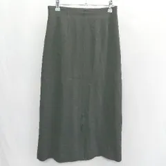 ◇ ⊂ Φ UNTITLED アンタイトル ロング丈 タイト スカート サイズ2 ブラック レディース E  【1501230037310】