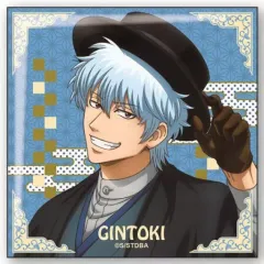 【中古】バッジ・ピンズ(キャラクター) 坂田銀時 スクエア缶バッジ 「銀魂」