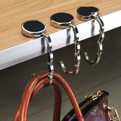 バッグハンガー バッグフック バッグホルダー バッグフォルダー かばん 鞄 バッグ掛け カバン掛け 折り畳み コンパクト 便利グッズ グッズ 机 デスク 簡単 トラベルグッズ 装着 持ち運び グッズ 便利アイテム