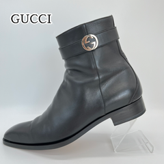 GUCCI グッチ ブーツ サイドジップ 靴 中古品