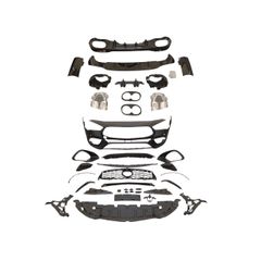 即日発送 W118 フロント バンパー パナメリカーナ グリル リア ディフューザー マフラーカッター メルセデス ベンツ CLAクラス セダン AMGライン CLA45S-type 国内在庫 即納 カスタム エアロ パーツ 外装