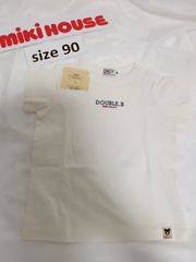 mikihouse90　ダブルビーロゴTシャツ　114
