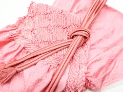 【京松】【着物】 和装小物 帯締め 帯揚げ セット 帯締 帯揚 中抜き絞り 平組 24w-6647